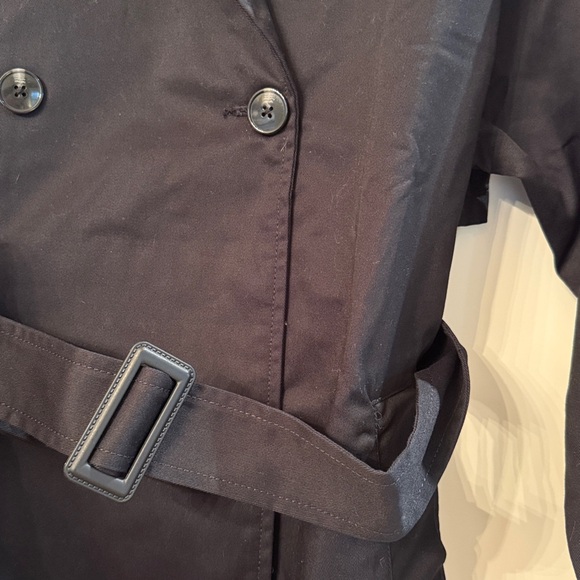 NWT Adidas | Black Long Trench Coat - Medium but VERY oversized like Large - Picture 7 of 17